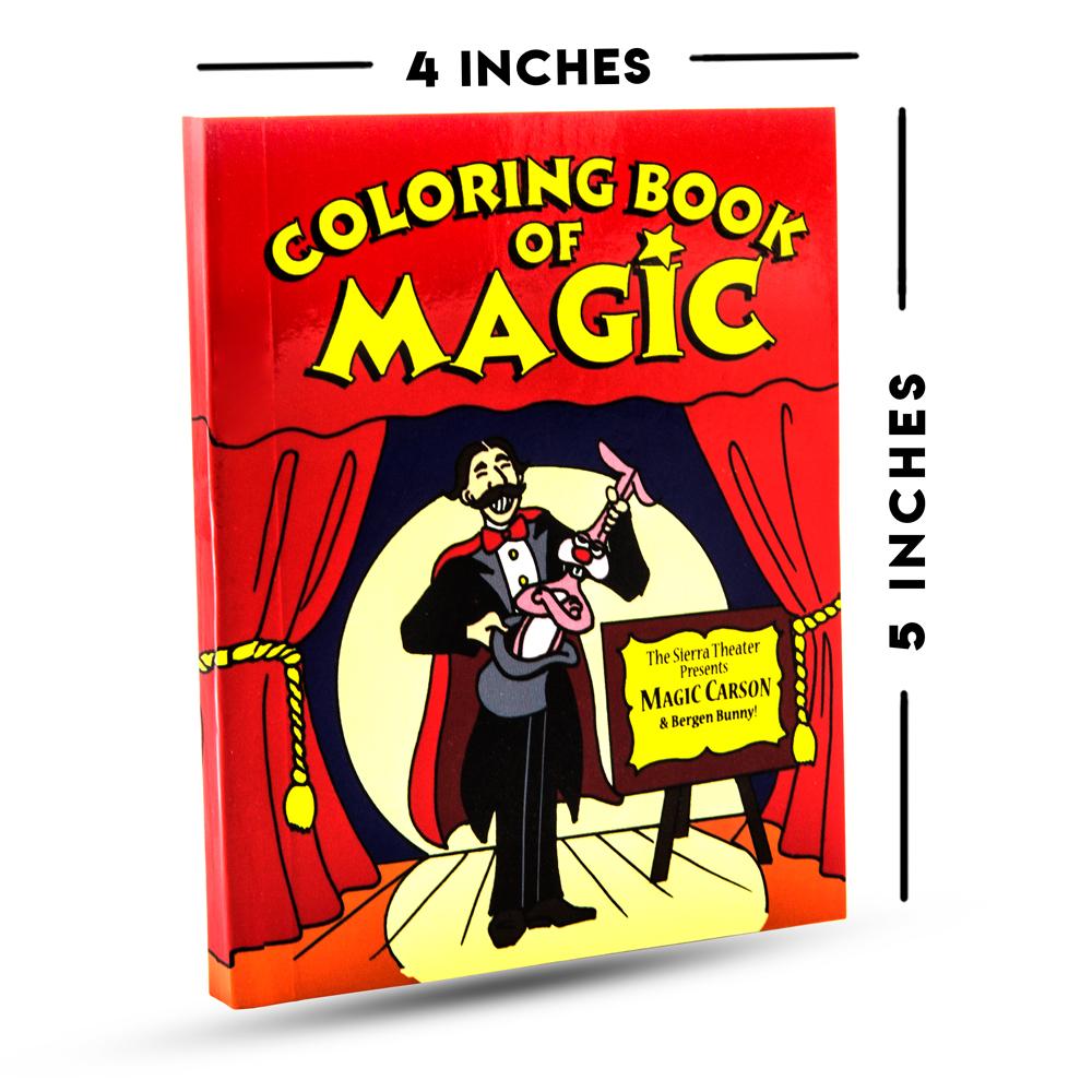 Magic Coloring Book - Pocket Size 4 X 5 in.