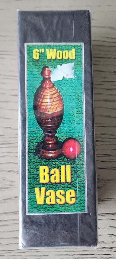 6" Ball And Vase Large Wood (Collector’s Edition)