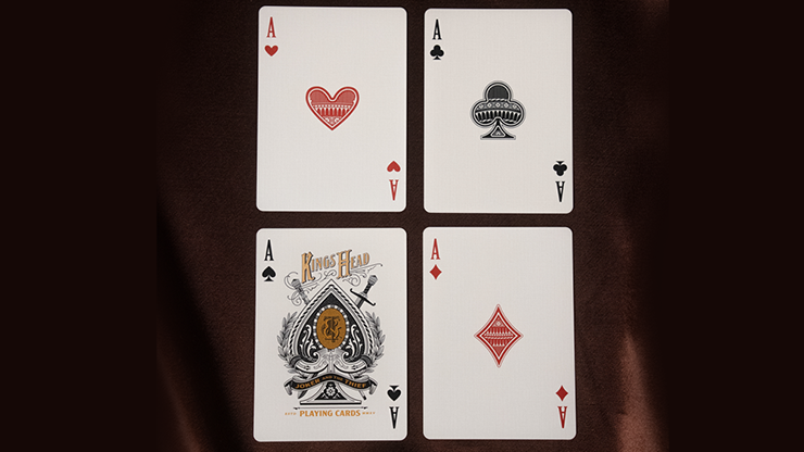 King's Head (Blue & Red) Playing Cards  by Joker and the Thief