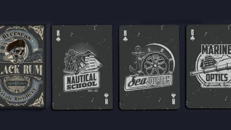 Black Rum Playing Cards
