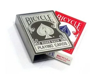 Bicycle Card Guard - White - Stainless Steel