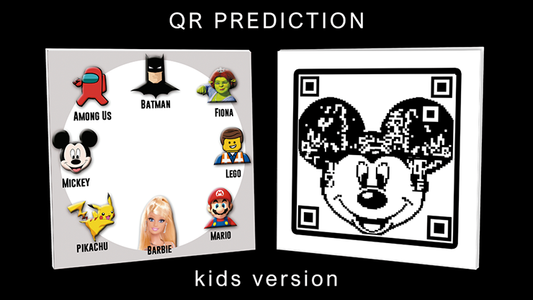QR PREDICTION MICKEY by Gustavo Raley (Gimmicks and Online Instructions)
