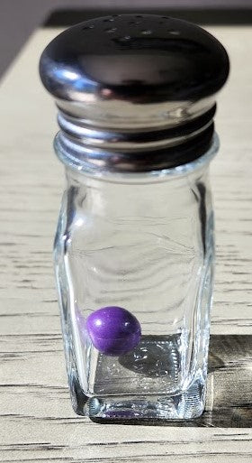Ball In Salt Shaker - Purple Ball
