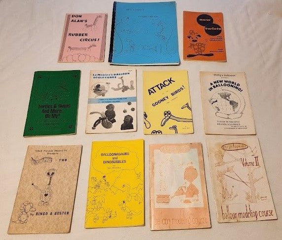 Balloons Twisting Books Lot - 11 In Total