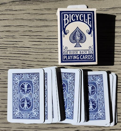 Bicycle Miniature 404 Playing Cards - Blue