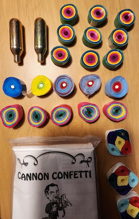 Confetti Cannon 1 Foot And A Half With Accessories