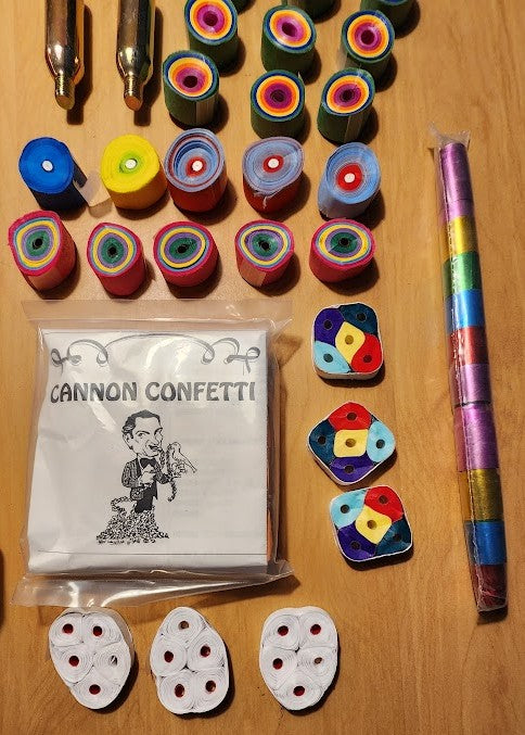 Confetti Cannon 1 Foot And A Half With Accessories