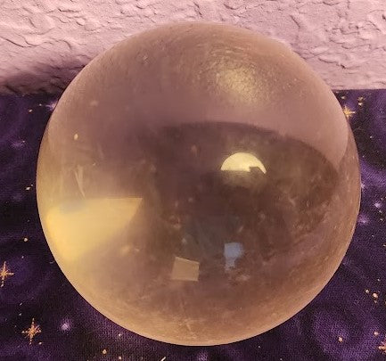 CRYSTAL GAZING BALL - 76 MM - ACRYLIC