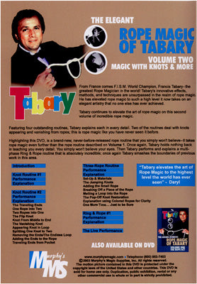 Tabary Elegant Rope Magic #2 by Murphy's Magic Supplies - DVD