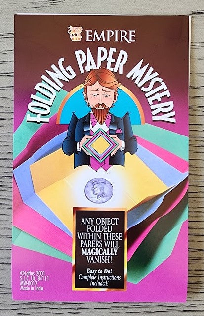 Folding Paper Mystery by Empire
