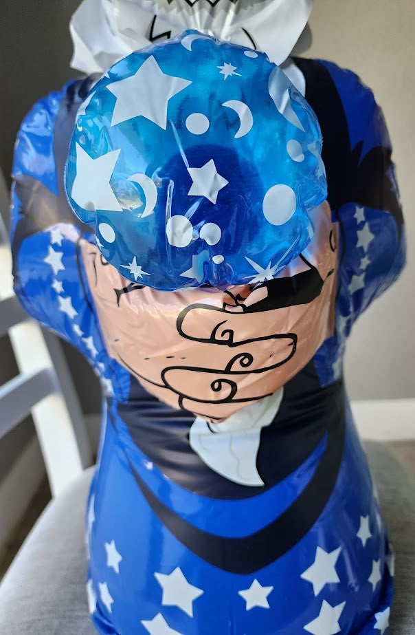 Wizard Holding Crystal Ball Inflatable - Small