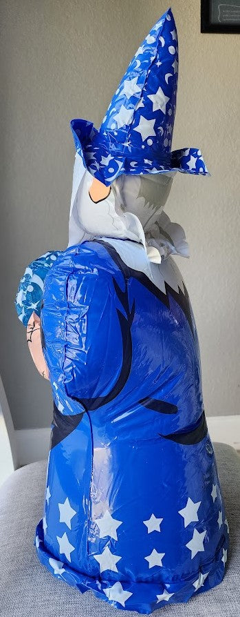 Wizard Holding Crystal Ball Inflatable - Small