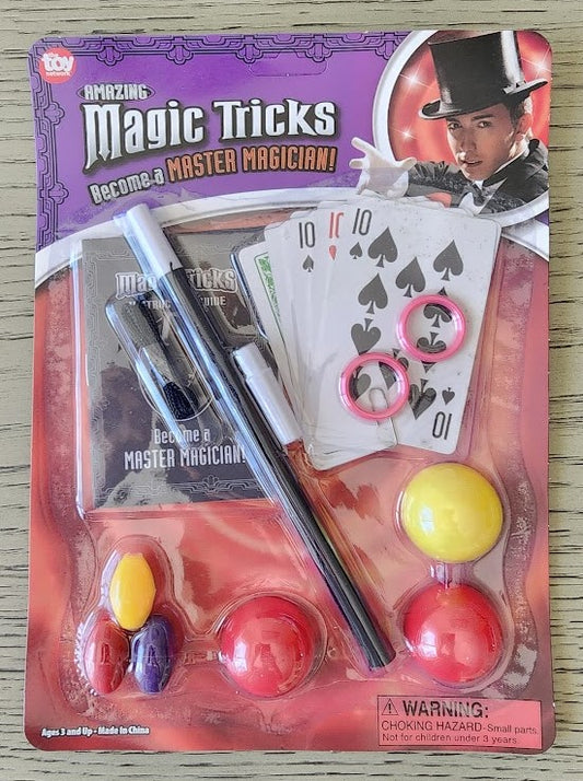 MAGIC PLAY SET - AMAZING MAGIC TRICKS BECOME A MASTER MAGICIAN (BEADS)