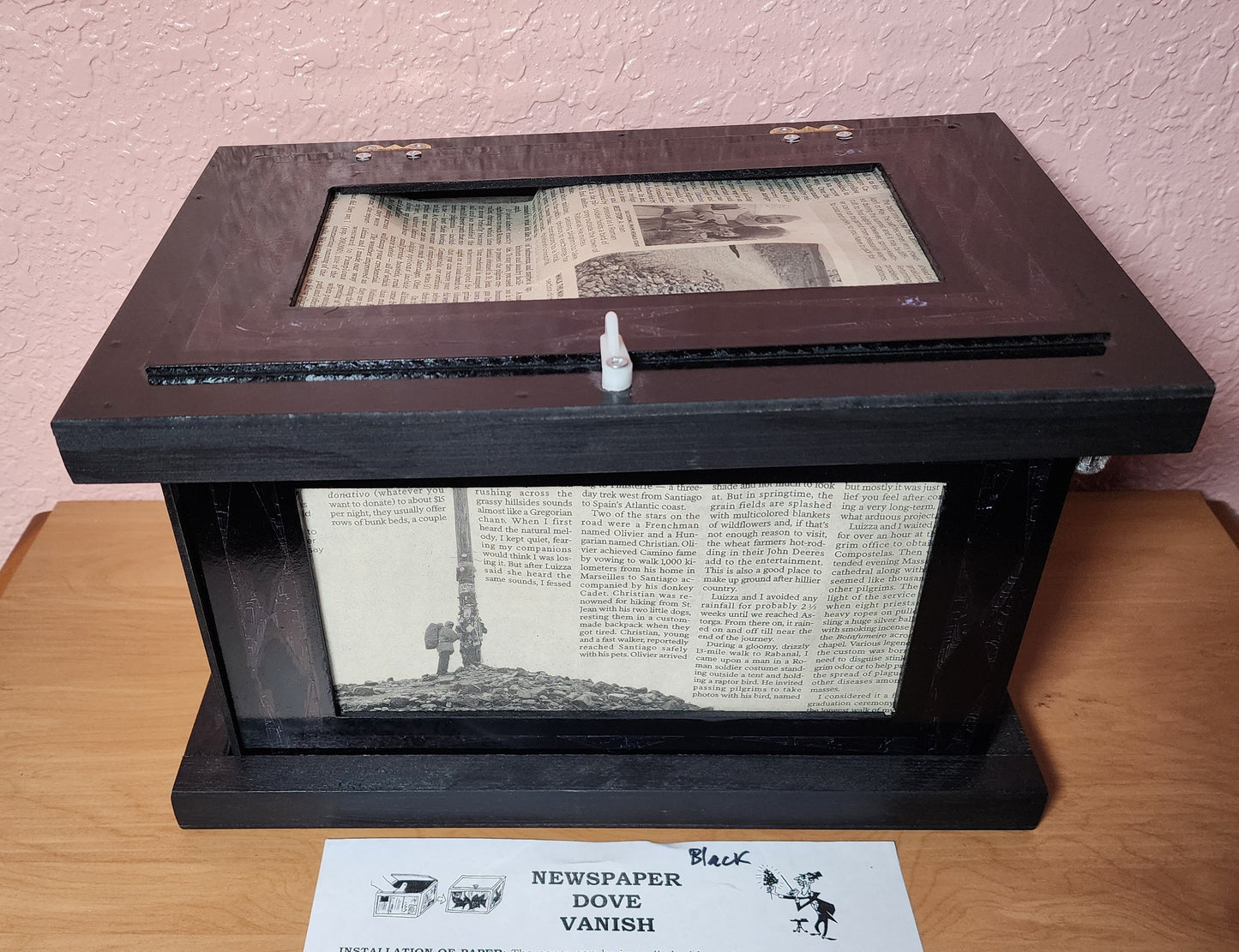 Newspaper Dove Vanish