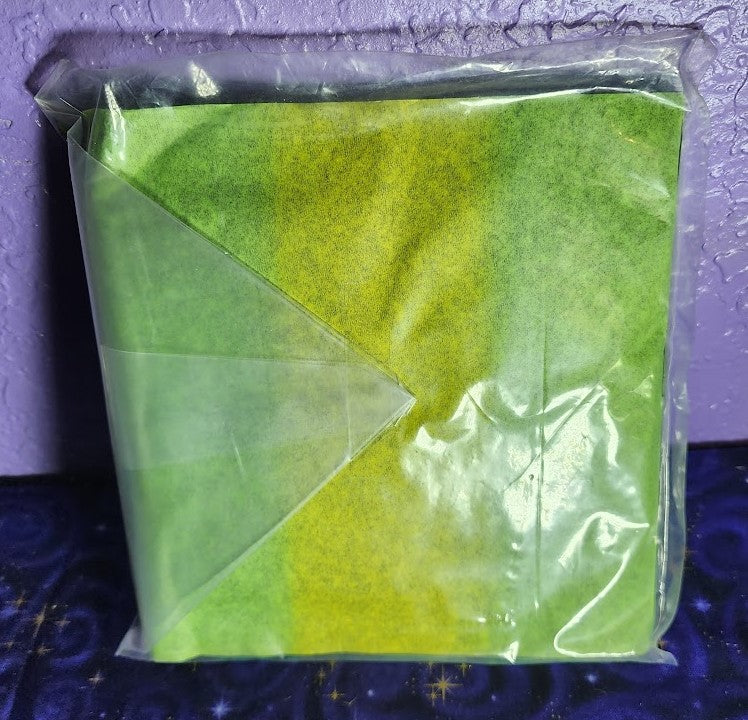 Paper Hat Tears by TDC - Green and Yellow