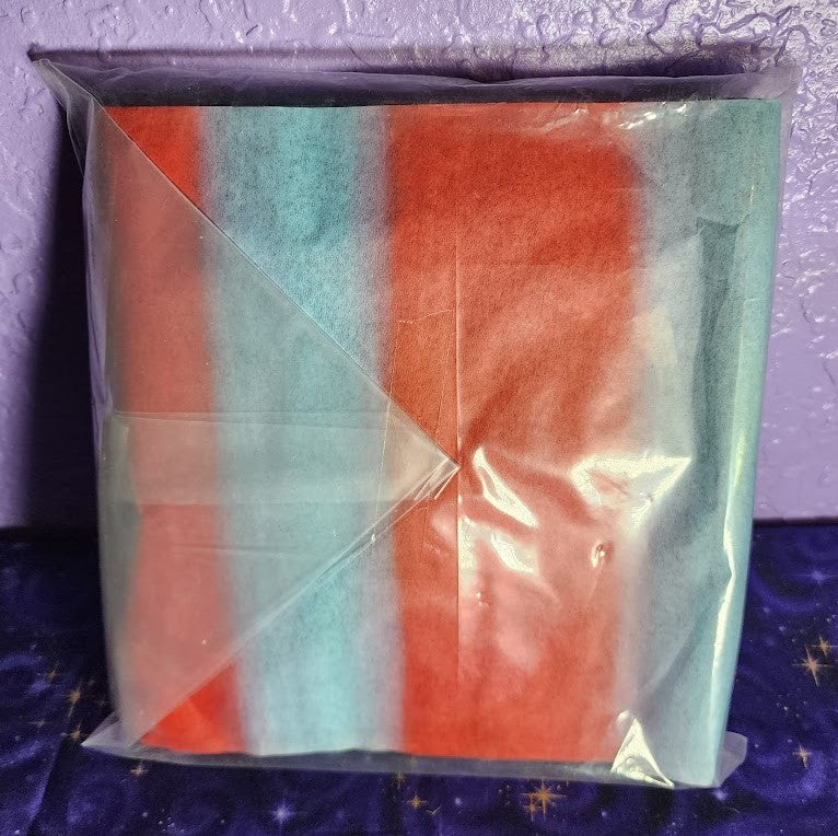 Paper Hat Tears by TDC - Red and Blue