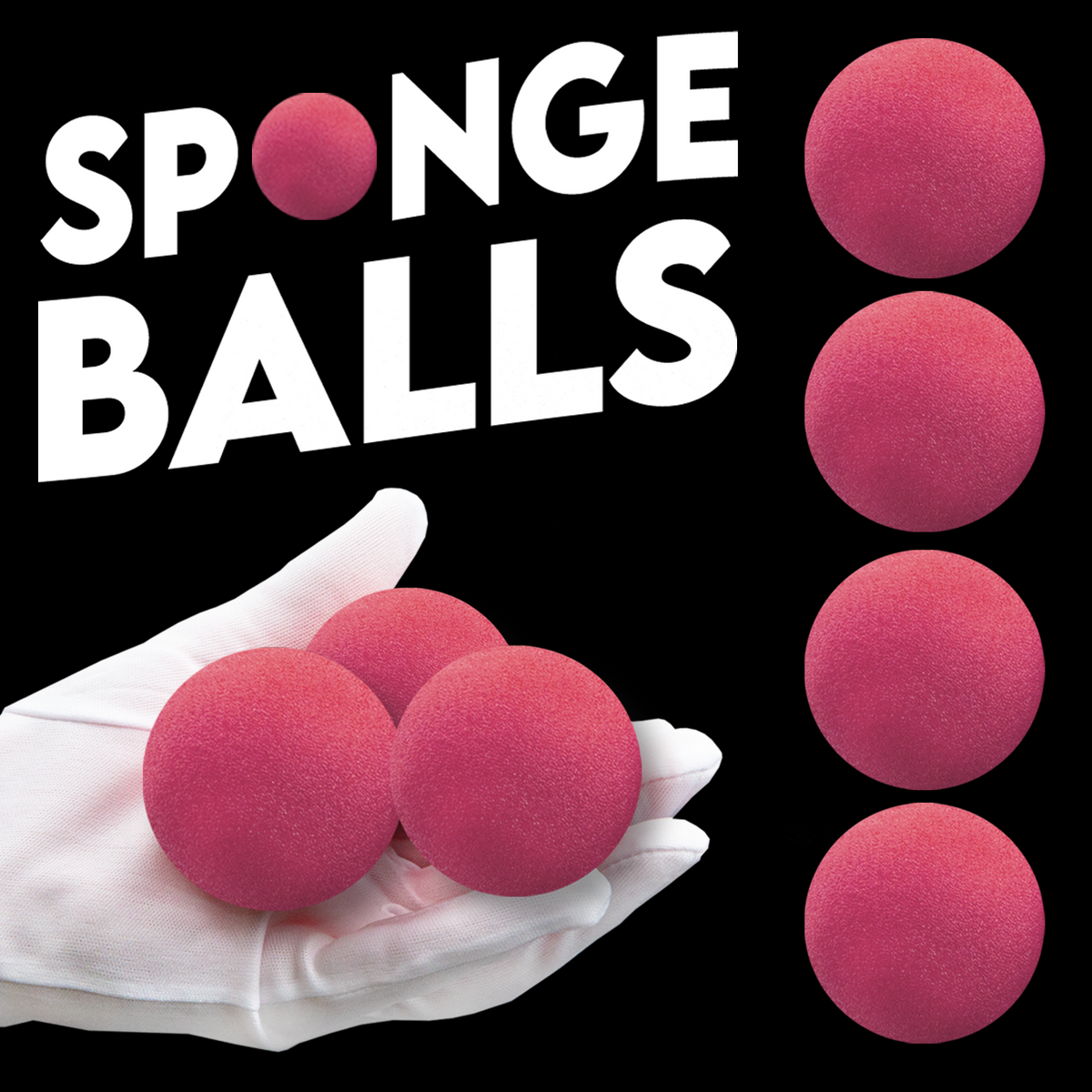 Pretty Pink Sponge Balls