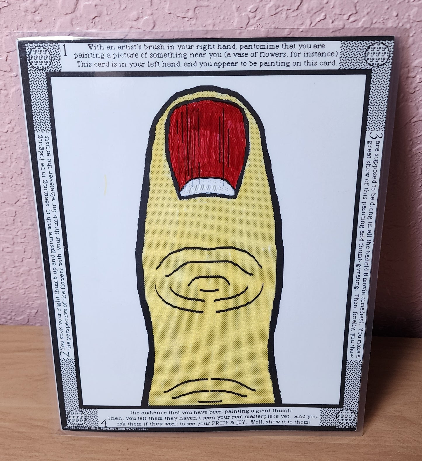 Pride And Joy - Stage Size - Laminated