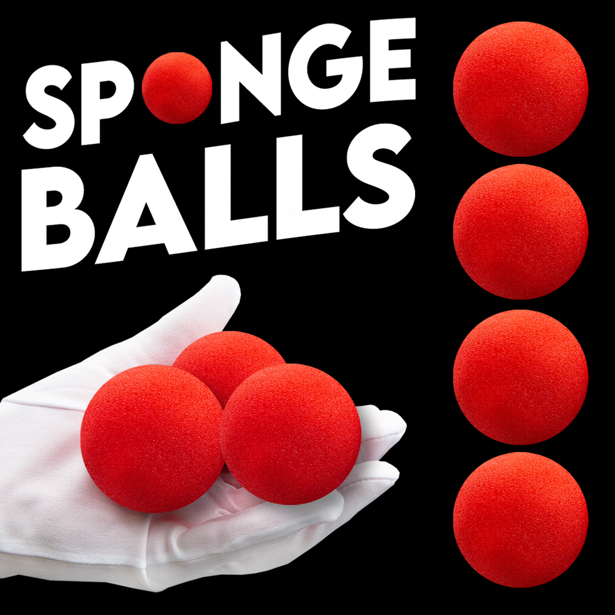 Classic Magic Red Sponge Balls
