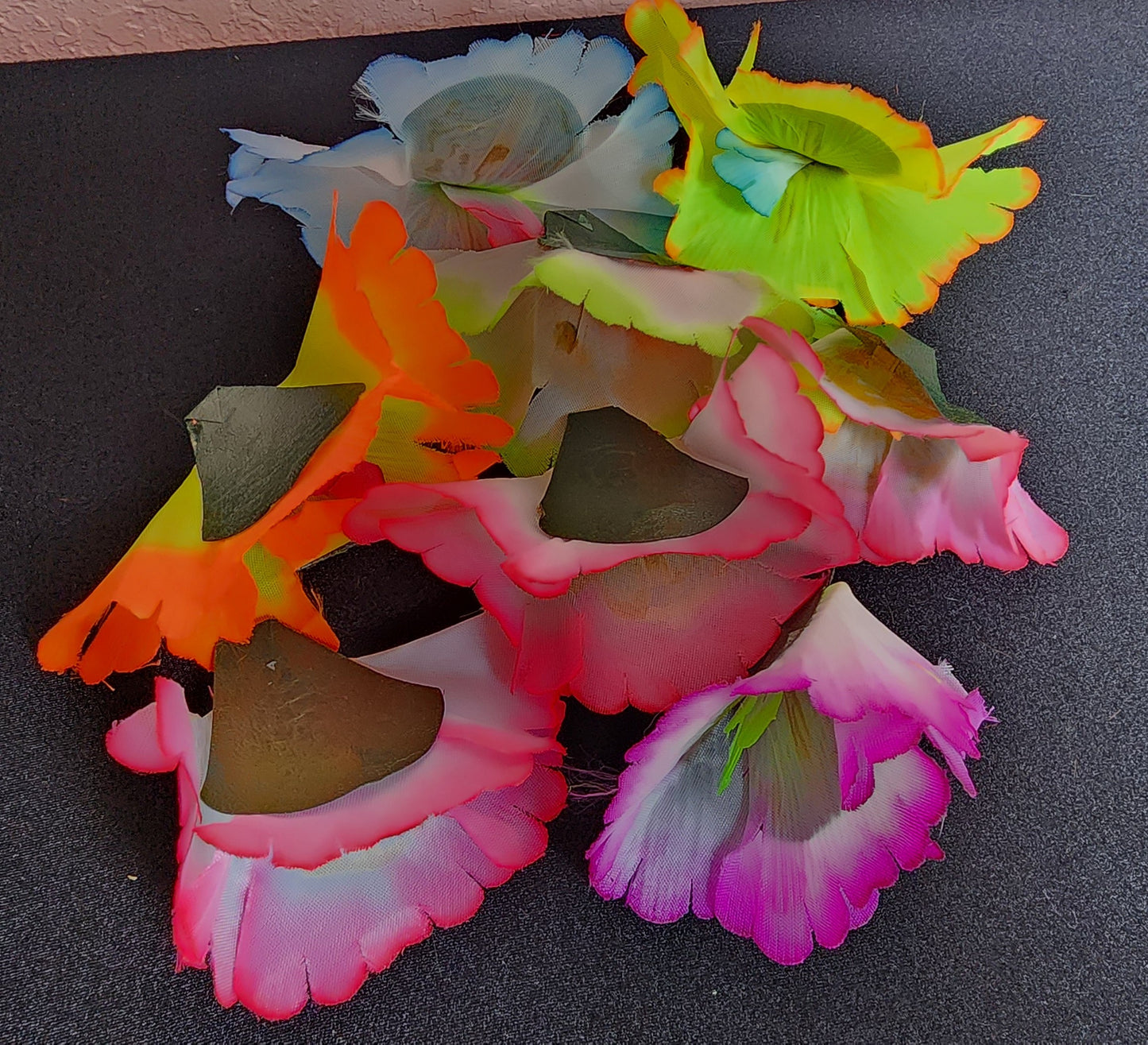 Two Spring Flowers Holder With 8 Flowers And Storage Bag