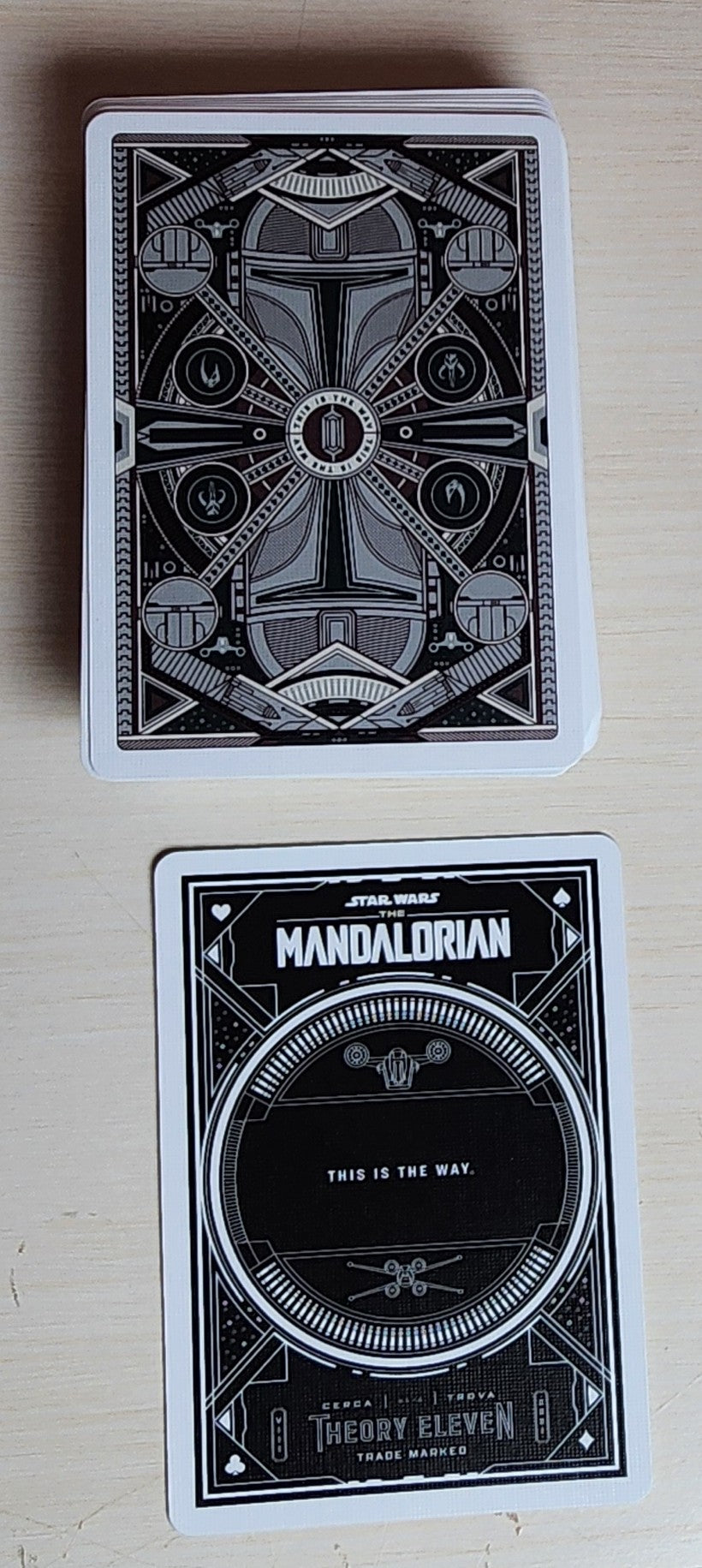 Star Wars The Mandalorian Playing Cards by Theory 11