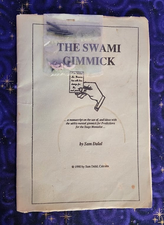 The Swami Gimmick - Book and Gimmick by Sam Dalal