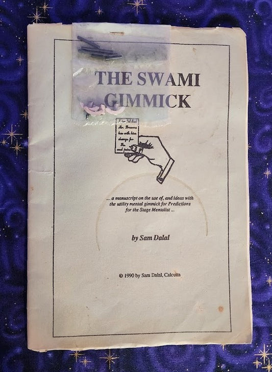 The Swami Gimmick Book and Gimmick by Sam Dalal (worn)