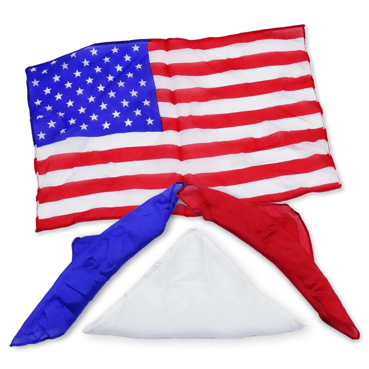 Fantastic Silk Flag Illusion with Fake Thumb Tip