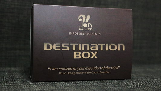 DESTINATION BOX by Jon Allen (Gimmicks & Online Instructions)