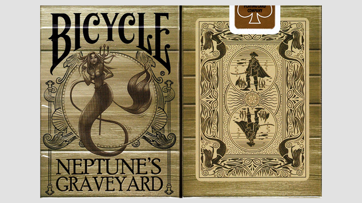 Gilded Neptunes Graveyard Siren Playing Cards Trunk Of Magic