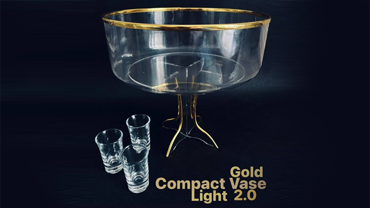 Compact Vase Light Gold by Victor Voitko