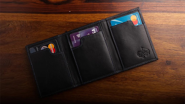 The Peek Wallet (Jaks Style) by Secret Tannery (Gimmick and Online Instructions)