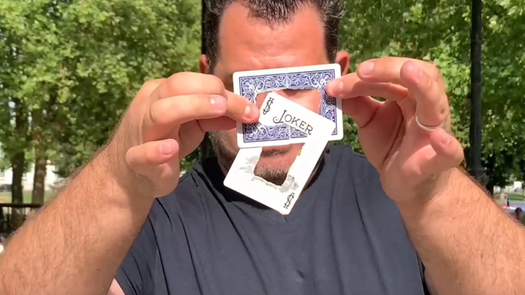 LinkCard BLUE by Mickaël Chatelain (Gimmicks and Online Instruction)