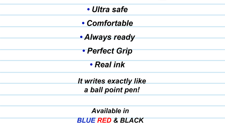 Pen Writer BLACK by Vernet Magic (Gimmicks and Online Instructions)