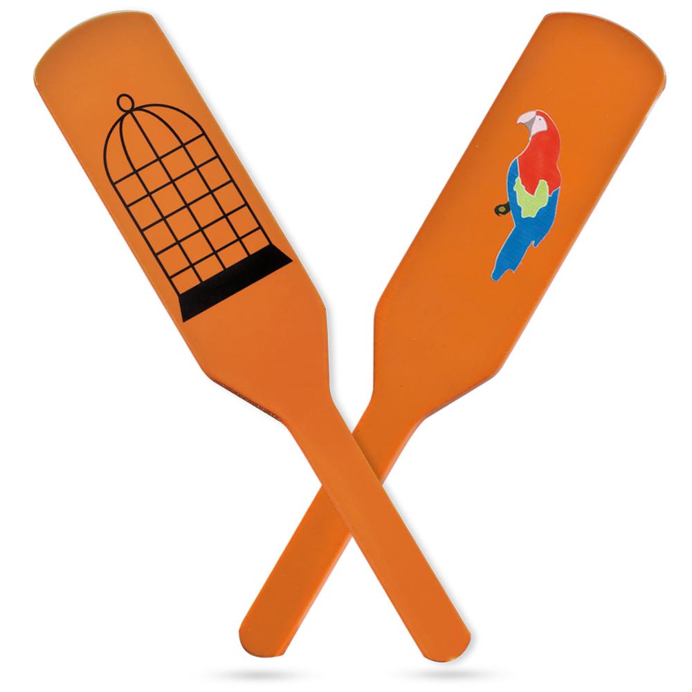 Birdcage Paddles Magic Trick