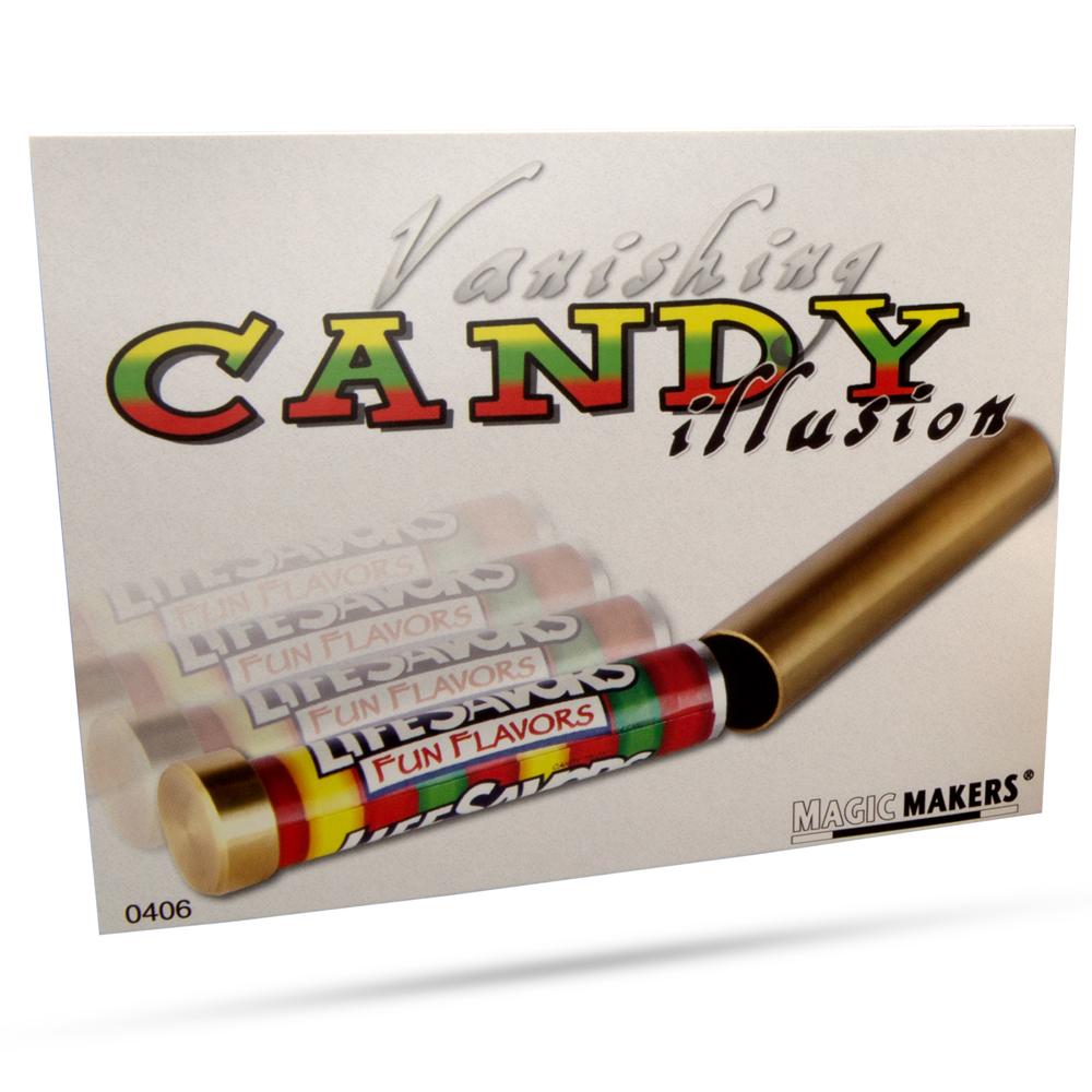 Vanishing Candy Illusion - Candy into Silk Streamer