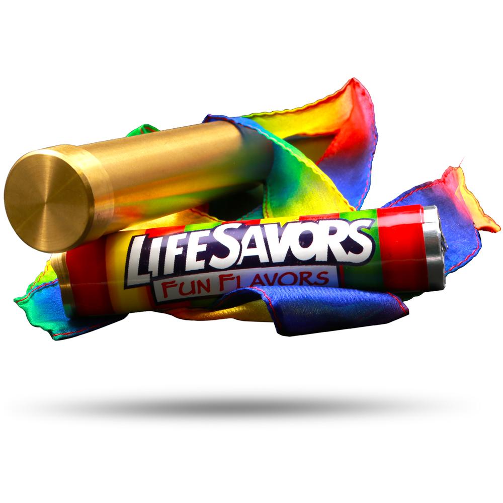 Vanishing Candy Illusion - Candy into Silk Streamer