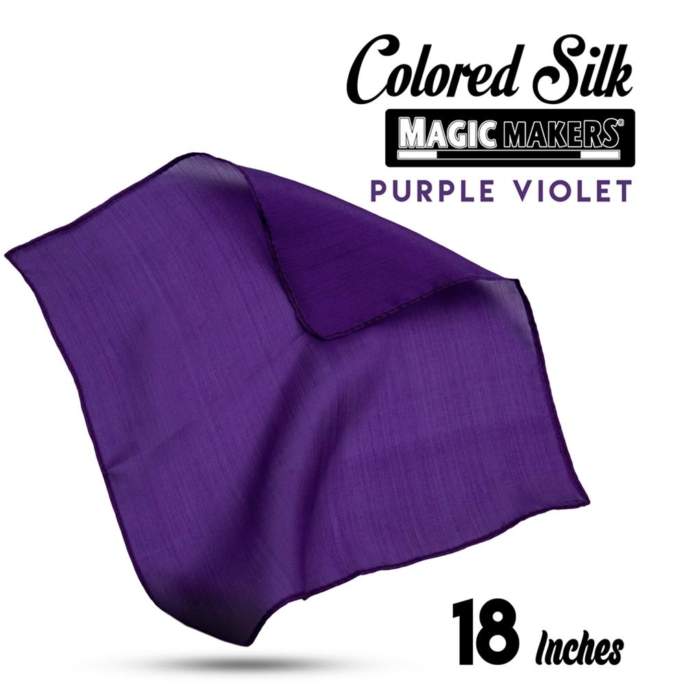 Purple Violet 18 inch Colored Silk - Professional Grade