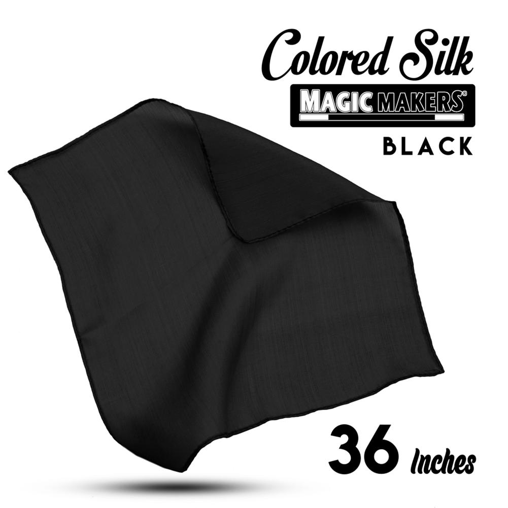 Black 36 inch Colored Silks - Professional Grade