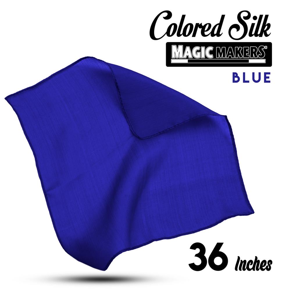 Blue 36 inch Colored Silk - Professional Grade