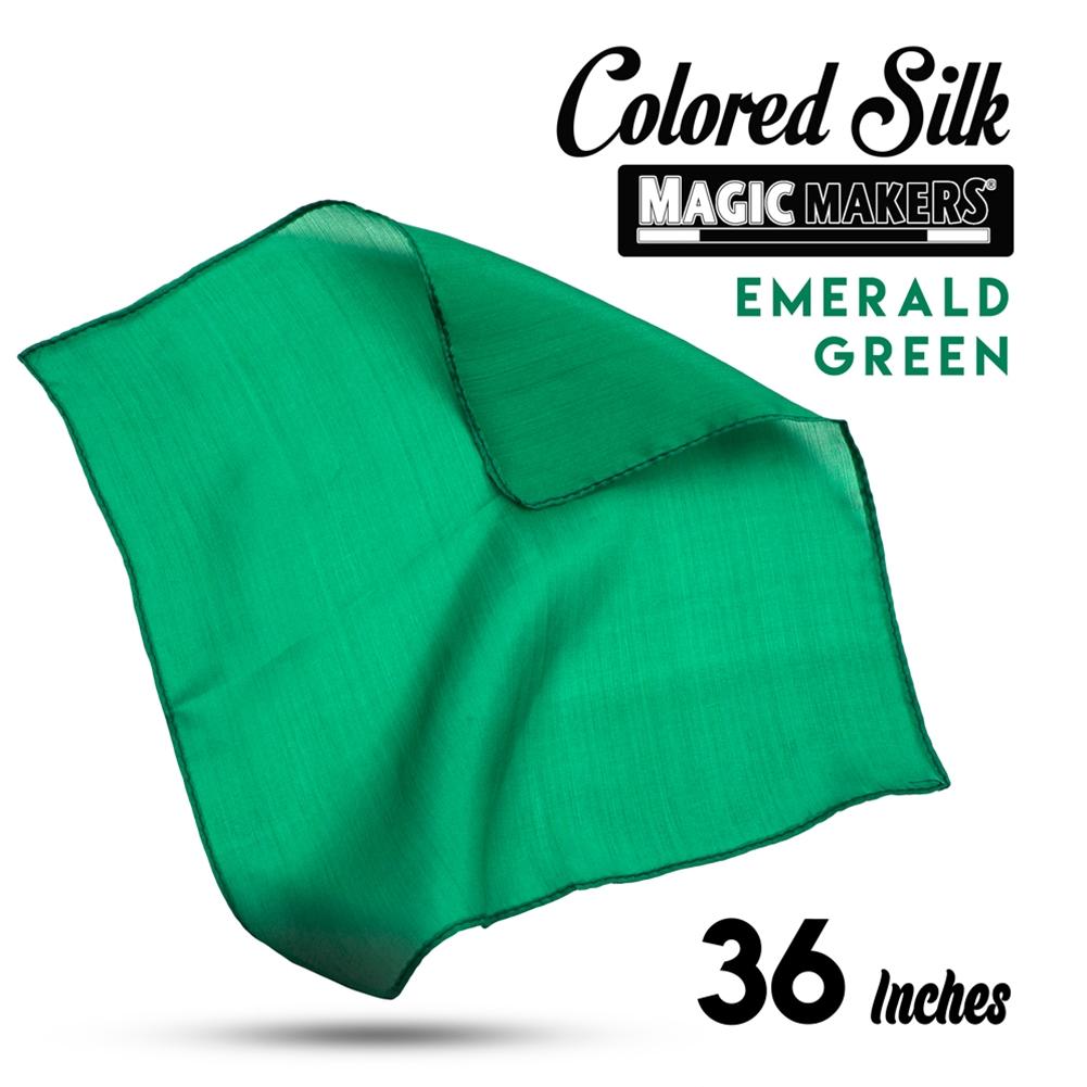 Emerald 36 inch Colored Silk - Professional Grade
