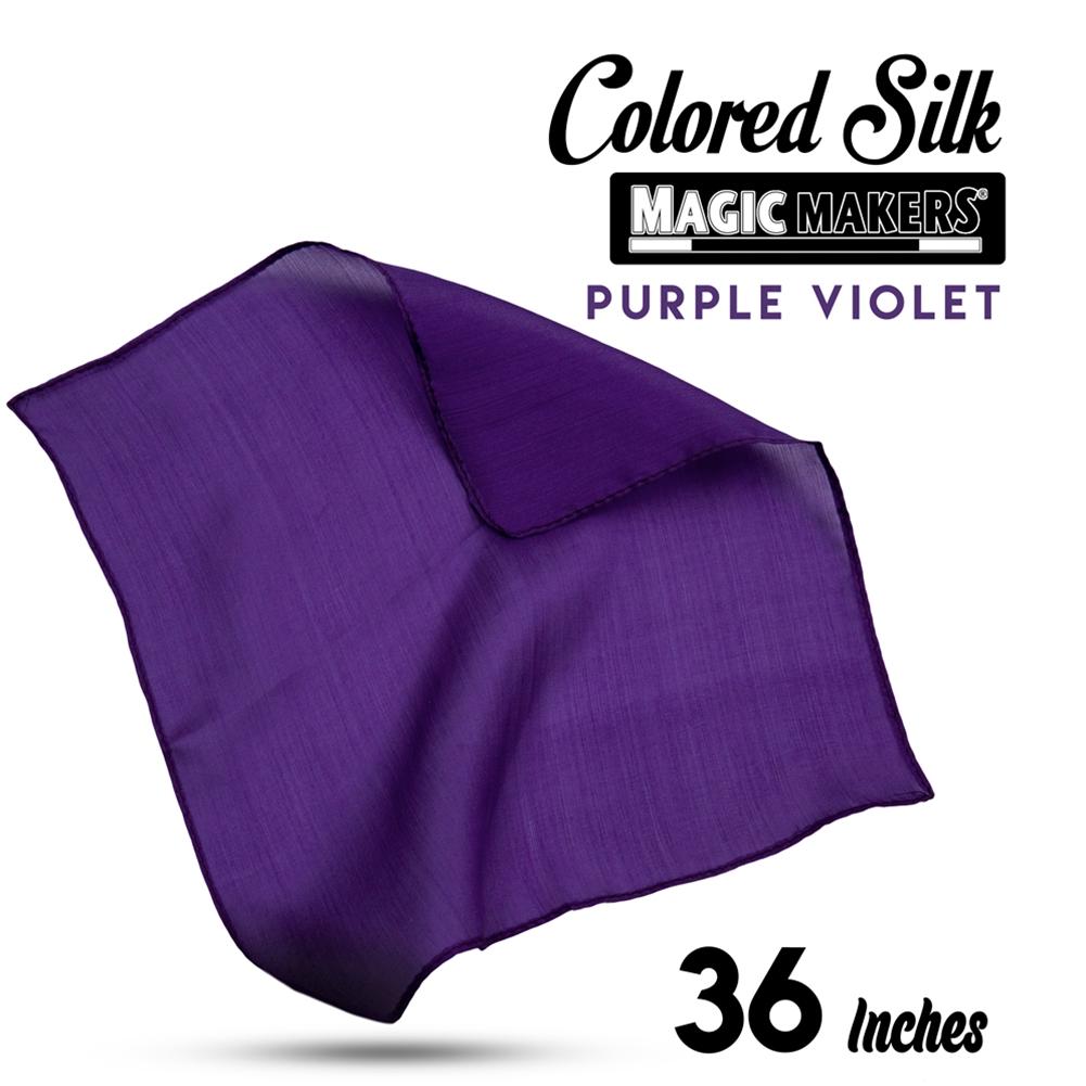 Purple Violet 36 inch Colored Silk - Professional Grade
