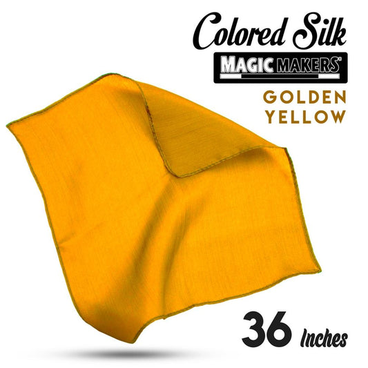 Golden Yellow 36 inch Colored Silk - Professional Grade