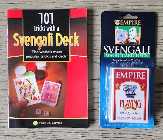 101 Tricks With A Svengali Deck Booklet and Svengali Deck by Empire
