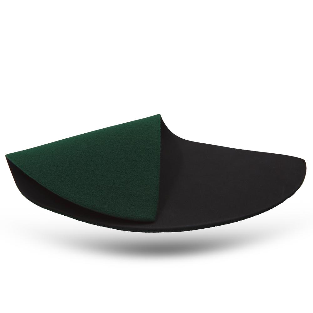 Medium Hunter Green Half Circle Pad - 17.25" x 9"