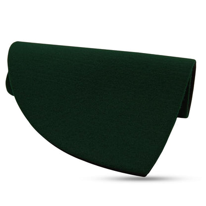 Medium Hunter Green Half Circle Pad - 17.25" x 9"