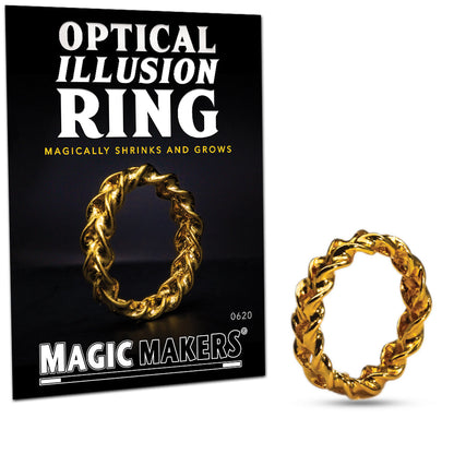 Gold Optical Illusion Ring
