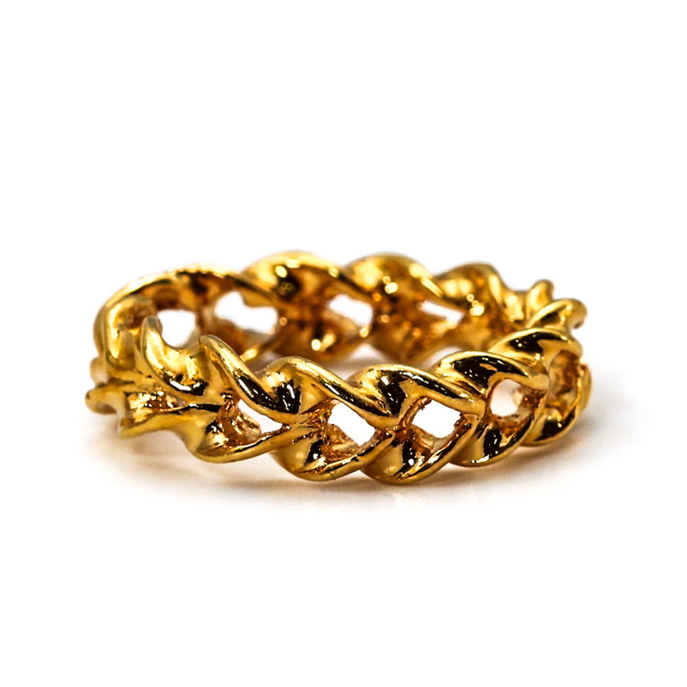 Gold Optical Illusion Ring