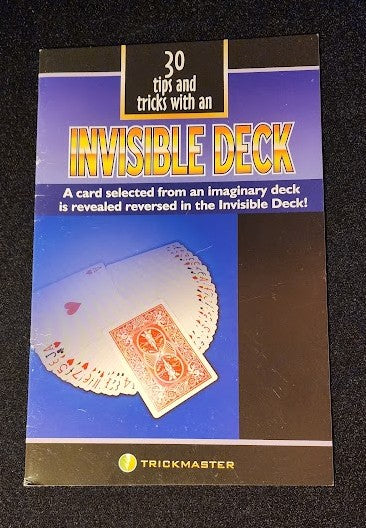 30 Tips And Tricks With An Invisible Deck Booklet by Trickmaster