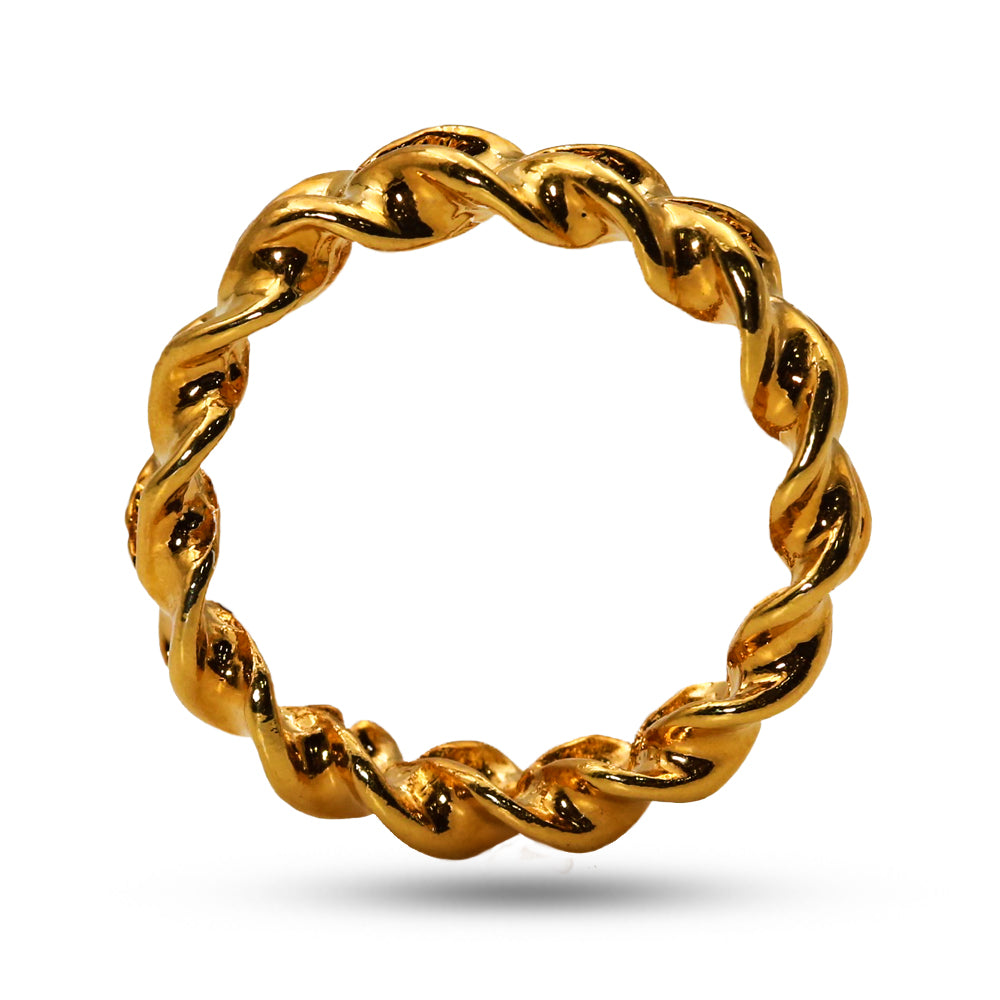 Gold Optical Illusion Ring